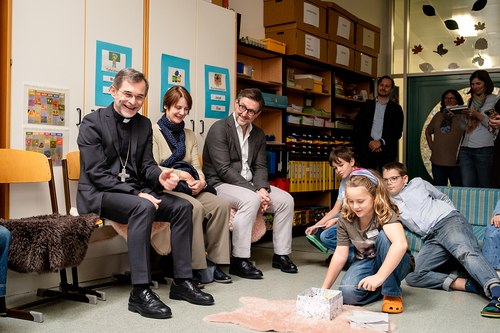 Schulbesuch Blaue Schule / Erzdiözese Wien/ Schönlaub, Stephan Schönlaub Schulbesuch Blaue Schule